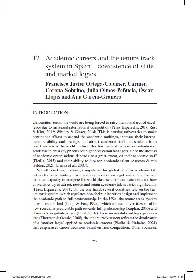 Hey, we are finishing reading our contribution to the book titled 'Tenure Tracks in European Universities', edited by @TaruSiekkinen &amp; @EliasPekkola92992 for  <a href="/ElgarPublishing/">Elgar Publishing</a>. Thanks to my co-authors from <a href="/INN4ALL/">INN4ALL | Research group</a> <a href="/UV_EG/">Universitat València</a>  👋😜 Have a nice day! e-elgar.com/shop/gbp/tenur…