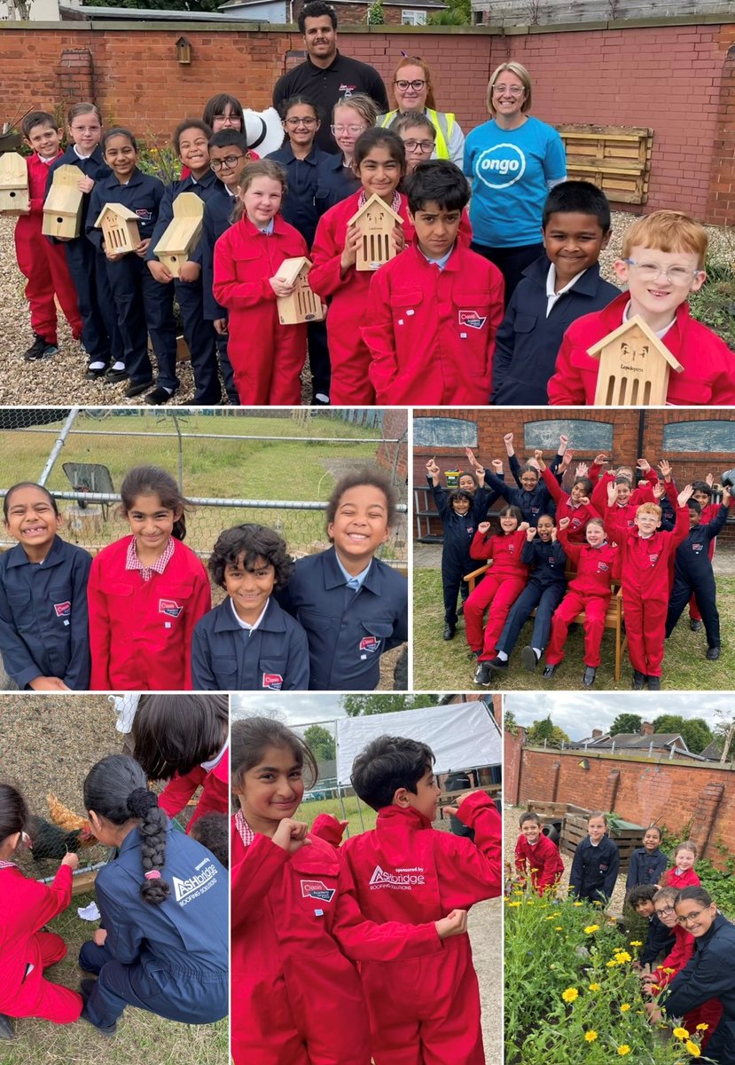 We're delighted to be working with children from <a href="/OasisHenderson/">Oasis Academy Henderson Avenue</a> on a fantastic environmental and sustainability project, thanks to a generous donation from Ashbridge Roofing... just look at those smiling faces! 😀🌎♻️ Stay up to date with our journey to Net Zero on our website