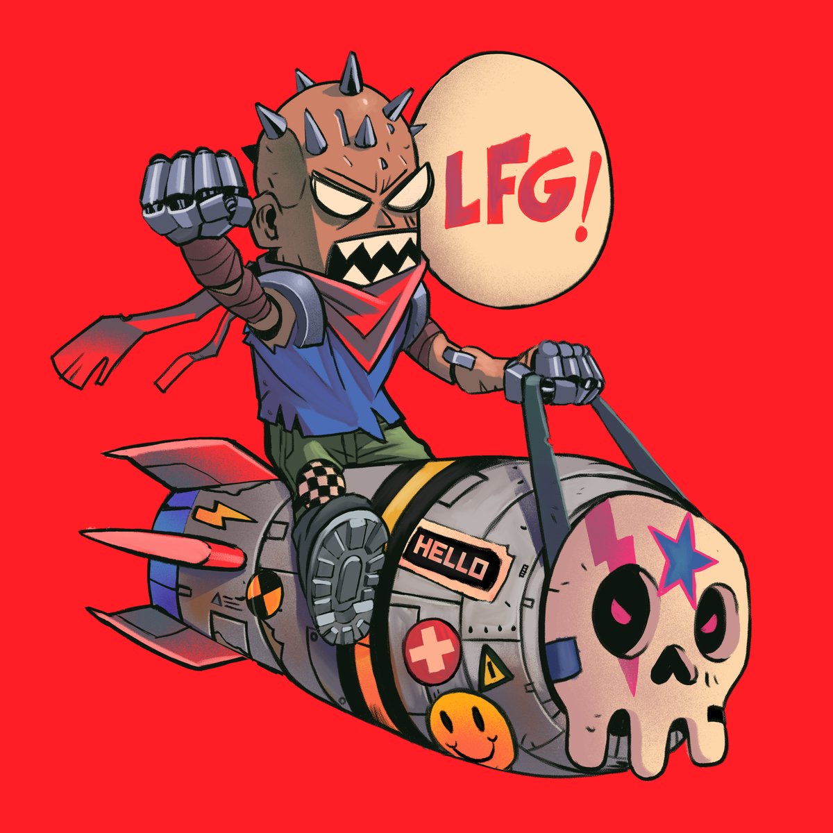 Proto says, Do your best you'll die anyway. 💀 #staysavage