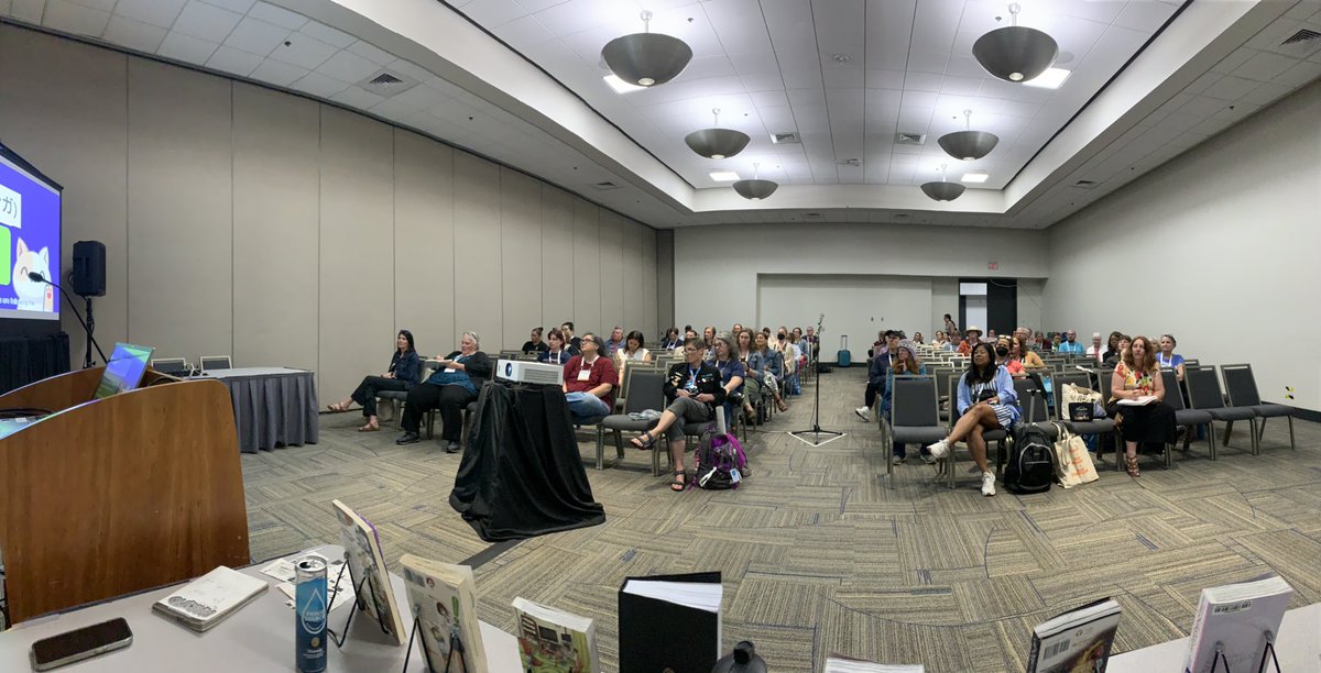 Sara Smith @smwordsmith.bsky.social (@sm_wordsmith) on Twitter photo Last panel of #ALAAC24 and 1st #MangaGTS talk done! Thanks to everyone who came to our session! We started with an anime OP dance party, gave rapid-fire info from the book, & encouraged pre-orders. We’ll see you all @ next talk @ #AASL25!
<a href="/BespokeLib/">Julie Stivers. Say Gay. Say Trans.</a> <a href="/manga_librarian/">Ashley Hawkins @mangalibrarian.bsky.social</a> Last panel of #ALAAC24 and 1st #MangaGTS talk done! Thanks to everyone who came to our session! We started with an anime OP dance party, gave rapid-fire info from the book, & encouraged pre-orders. We’ll see you all @ next talk @ #AASL25!
<a href="/BespokeLib/">Julie Stivers. Say Gay. Say Trans.</a> <a href="/manga_librarian/">Ashley Hawkins @mangalibrarian.bsky.social</a>