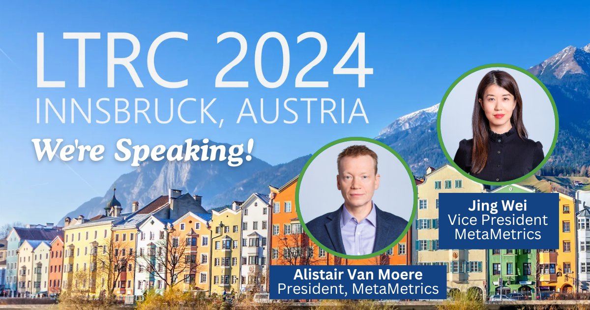 We are excited to announce Silver Sponsorship of <a href="/LTRC2024/">LTRC 2024</a> in Innsbruck, Austria! <a href="/AlistairMoere/">Alistair Van Moere</a> and Jing Wei are conducting a full-day workshop and presenting a paper co-authored with Steve Lattanzio. #AI #Edtech