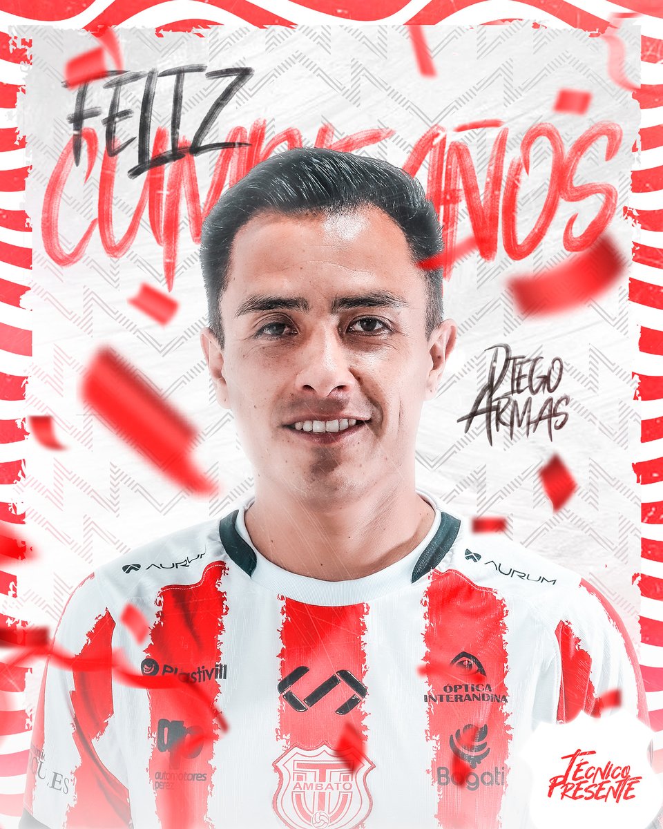 TecnicoUOficial's tweet photo. #CumpleañosRodillo

Felicitamos a nuestro Capi ©🫡 @diego8armas en su cumpleaños 🎂🥳 Gracias por tantas alegrías #Diegol y por el amor incondicional a nuestros colores 🇦🇹💉😎

#TécnicoPresente https://t.co/EEGC9OdhPf