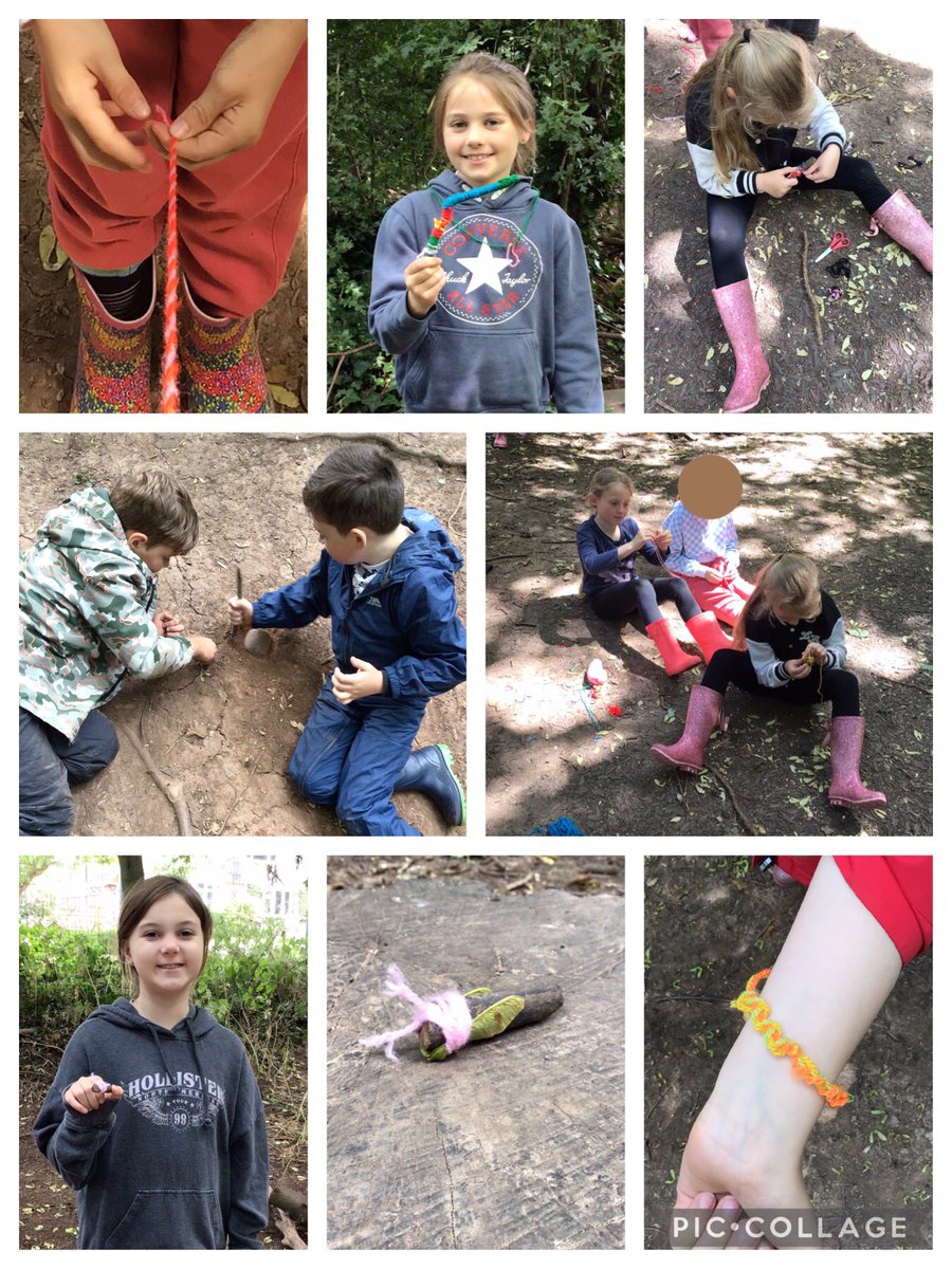 walton_primary's tweet photo. Forest school was full of concentration today. This concentration resulted in lots of lovely creations as well as getting one step closer to setting the stone free! @NatForestCo @WoodlandTrust @Muddyfaces #jtmatwellbeing #elsawellbeing @JohnTaylorMAT https://t.co/MNsU9rsQ4v