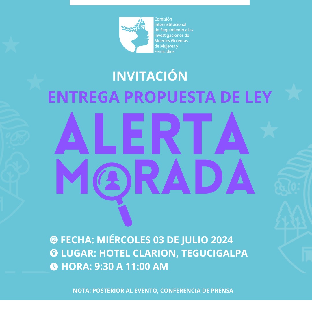 calidaddevidahn's tweet photo. ¡¡Convocatoria!!

CONFERENCIA DE PRENSA

Entrega de Propuesta de Ley Alerta Morada, después del evento se realizará Conferencia de Prensa.
📌 Miércoles 3 de julio
📌 9:30 AM
📌 Hotel Clarion, Tegucigalpa 

➡️ Esperamos contar con el apoyo de periodistas y medios de comunicación en la cobertura.