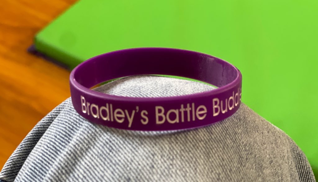 bwombat24's tweet photo. Wow what a start to this year’s #GreatStrides fundraiser to #cureCF! In the 1st week #BradleysBattleBuddies has raised almost $1400! Help us fight for a cure for Bradley &amp; all of our CF warriors! 
If you donate &amp; want a Battle Buddies wrist band dm me! 🫁
https://t.co/p92ortV3b2 https://t.co/mkdEzoPLEj