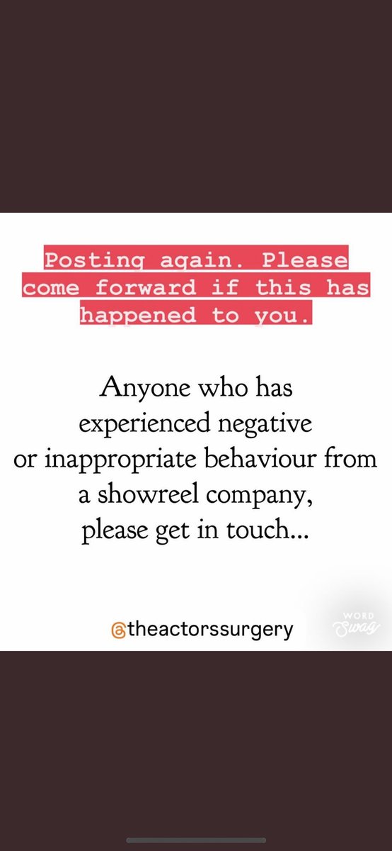 The Actors' Surgery tweet media