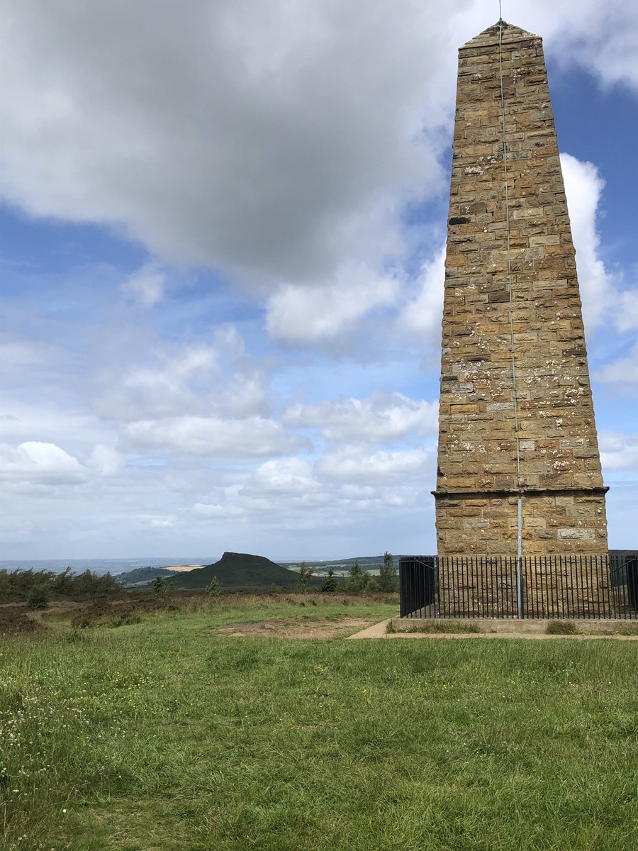 A great view of Roseberry Topping from Captain Cook’s Monument