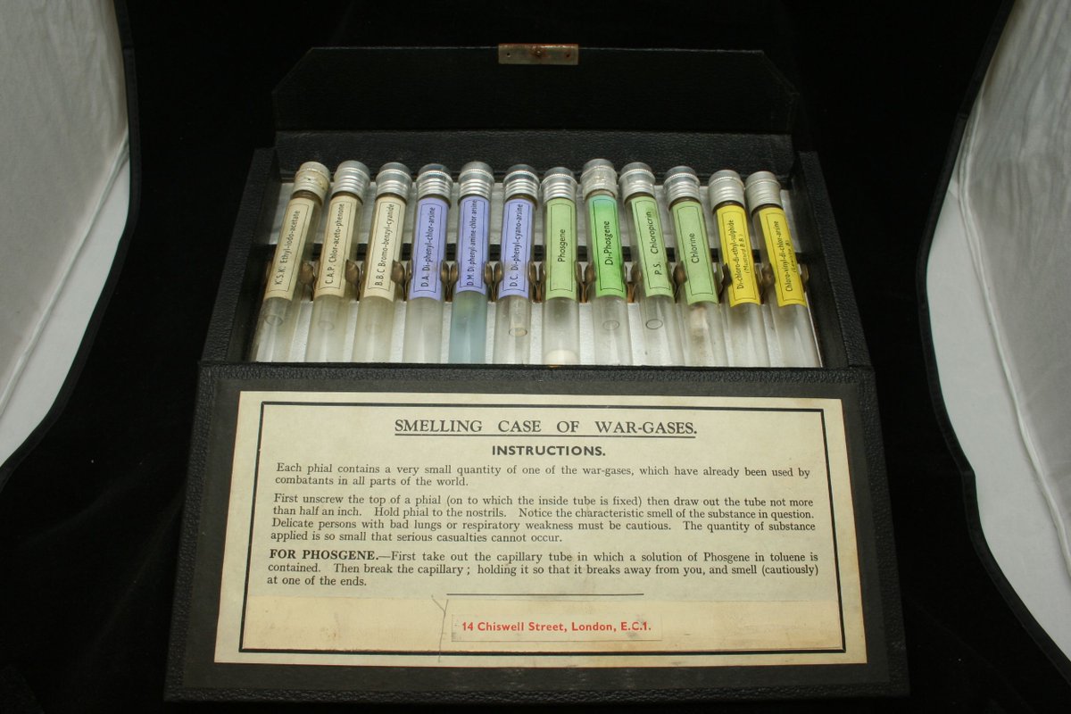 Elise, our Work Experience student has found another item that interests her:

This set of 12 vials contain gases that were used in the Second World War. Thankfully, all the gases are in such small quantities that smelling them won’t cause any harm!

The case comes from <a href="/qvh/">Queen Victoria Hospital NHS Foundation Trust</a>