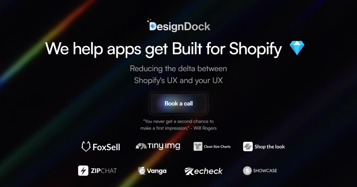There's nothing like launching your website for the first time!

After 6 months in the <a href="/Shopify/">Shopify</a> space, our V1 is live! 🌟

I want to take this opportunity to thank <a href="/adhithya_vijai/">Adi Vijai 🦊</a> for introducing me to the Shopify ecosystem and partnering with me on several design projects, and