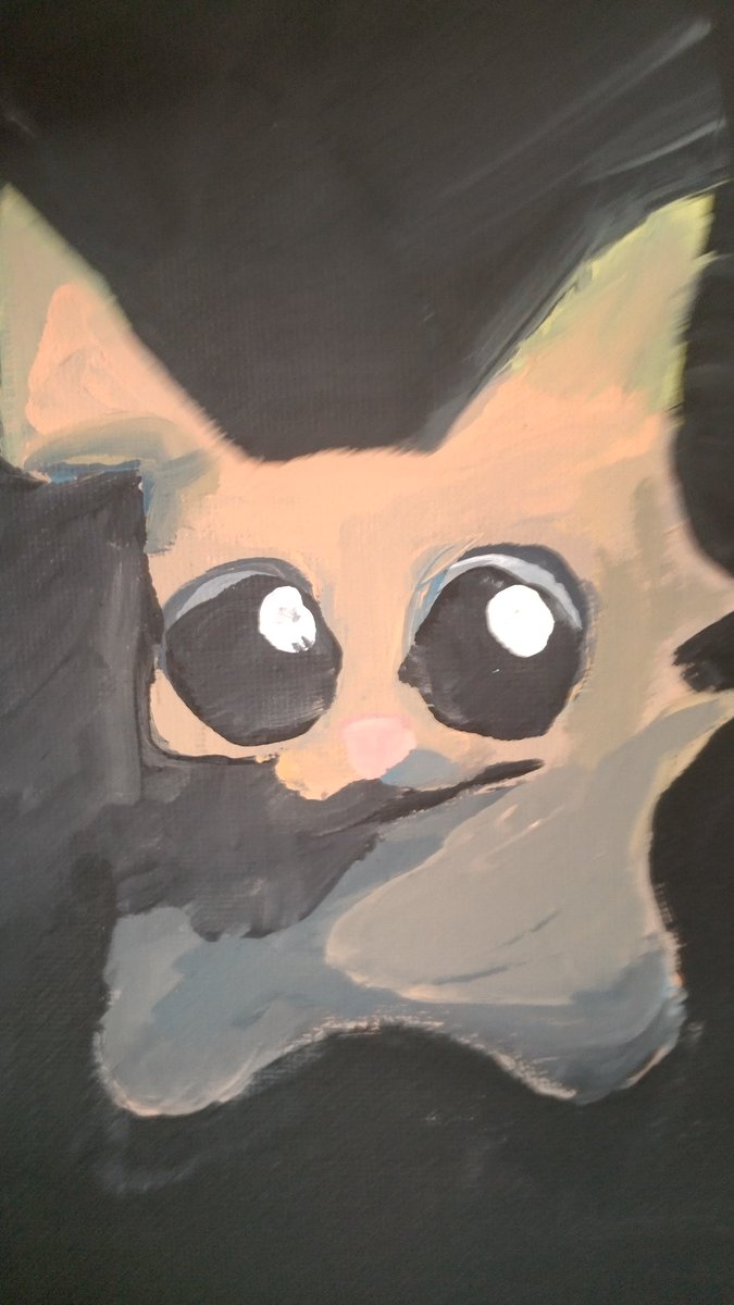 Who in the world left this painting lying around?