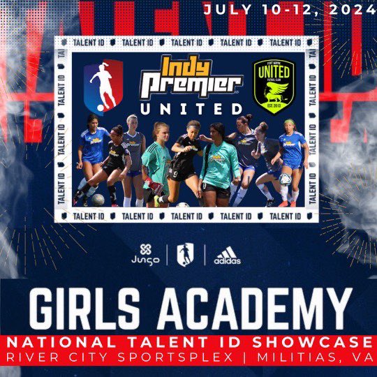 indypremunited's tweet photo. @GAcademyLeague National Talent IDπ¨ - πVirginia π- Congratulations to all the players invited! #talentid #fortheplayers #representIN #woso #girlssoccer https://t.co/4sYXPZT6Jr