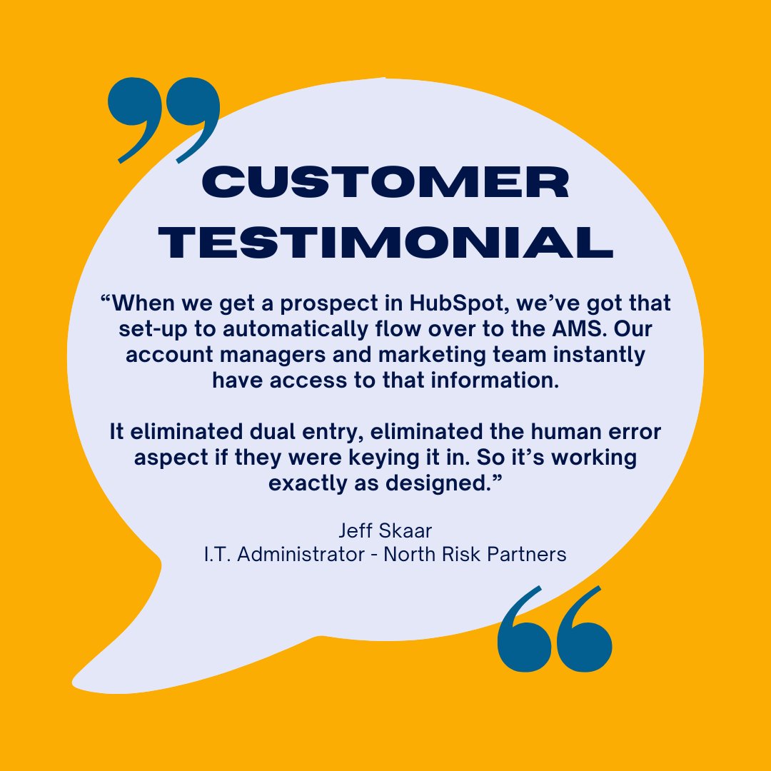 "It eliminated dual entry, eliminated the humor error aspect..." How much time does your team spend correcting data errors? Eliminate that time spent with DataFix.

View the full testimonial with North Risk Partners -> hubs.ly/Q02F6yqv0

#Insurance #Insurtech #DataFix #Data