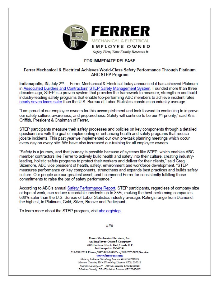 Ferrer Mechanical & Electrical Services, Inc. tweet media