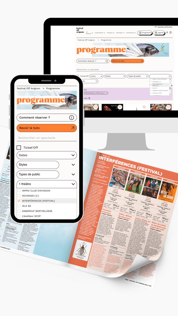 Retrouvez le programme de l’événement musical et professionnel Interférences : du 10 au 17 juillet à Avignon dans le #festivaloff 

Découvrez la programmation : fevis.com/interferences/ 

#fevis #off24 #off2024