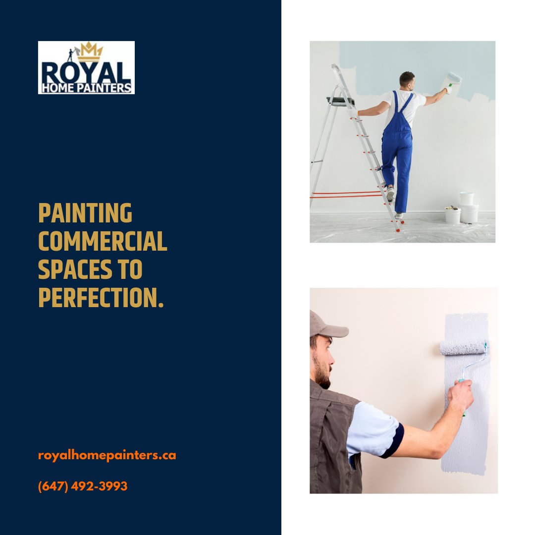 PaintersRoyal's tweet photo. Painting commercial spaces to perfection. #RoyalHomePainters https://t.co/geP3FbJqvM