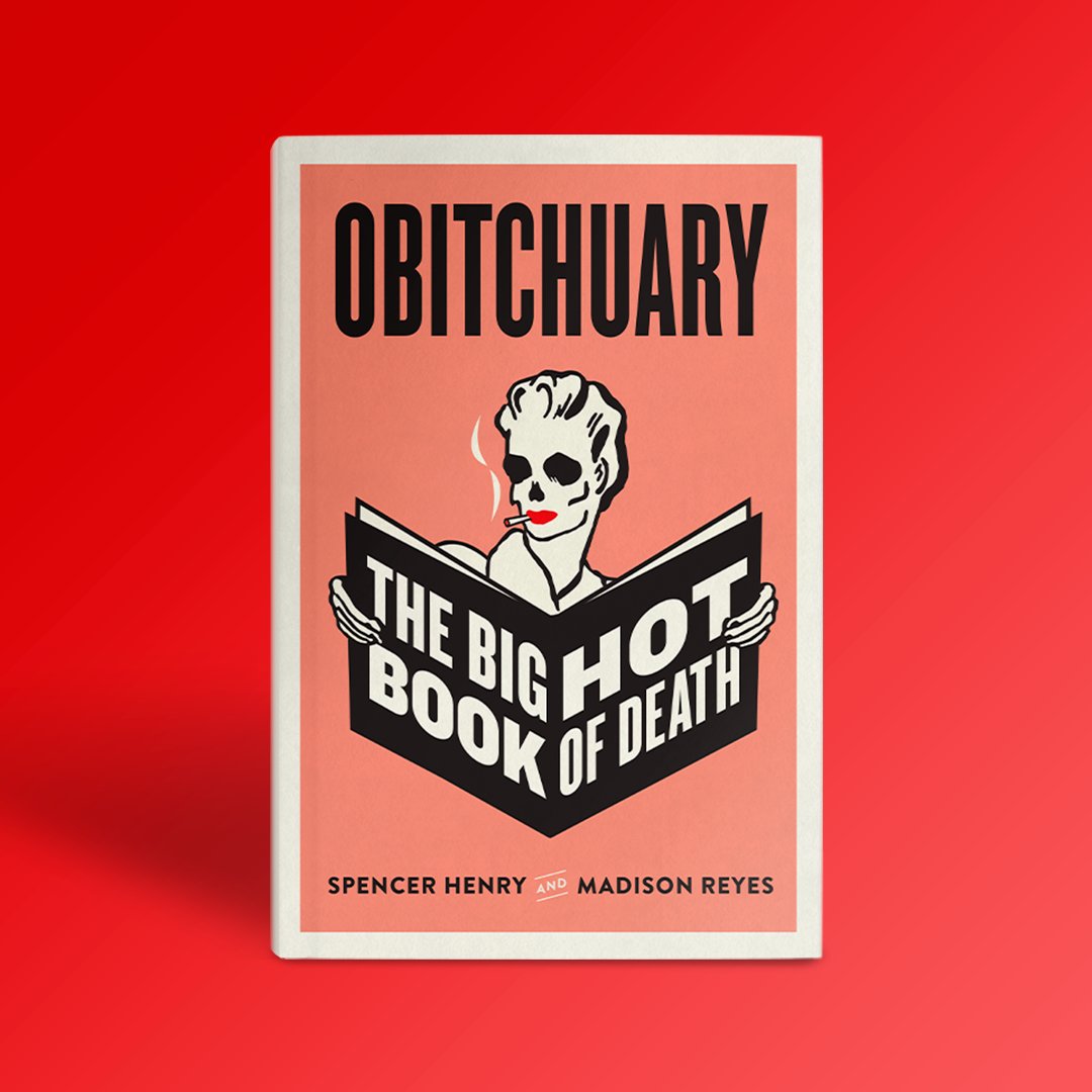 Dutton Books (@duttonbooks) on Twitter photo “Henry and Reyes, who share outlandish real-life death notices on their <a href="/obitchuarypod/">Obitchuary</a> podcast, serve up macabre trivia in this entertaining mélange….This will appeal to readers with a dark sense of humor.” - <a href="/PublishersWkly/">Publishers Weekly</a>
Read the review: bit.ly/3XL8qzI “Henry and Reyes, who share outlandish real-life death notices on their <a href="/obitchuarypod/">Obitchuary</a> podcast, serve up macabre trivia in this entertaining mélange….This will appeal to readers with a dark sense of humor.” - <a href="/PublishersWkly/">Publishers Weekly</a>
Read the review: bit.ly/3XL8qzI