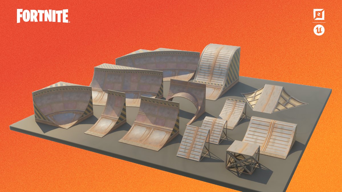 FNCreate's tweet image. Add a little chaos and destruction to your island 💥

The Nitrodrome Prefab and Galleries are here!