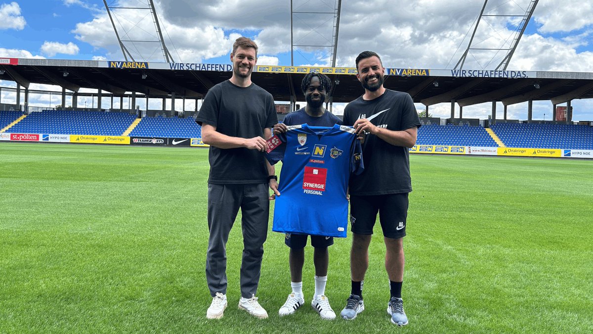 SKNStPoelten's tweet image. Der SKN St. Pölten freut sich, die Verpflichtung von Winfred #Amoah bekannt zu geben!

Der 24-jährige Flügelspieler wechselt von DSV Leoben zum SKN St. Pölten und verstärkt das Wolfsrudel zur neuen Saison 2024/2025.
