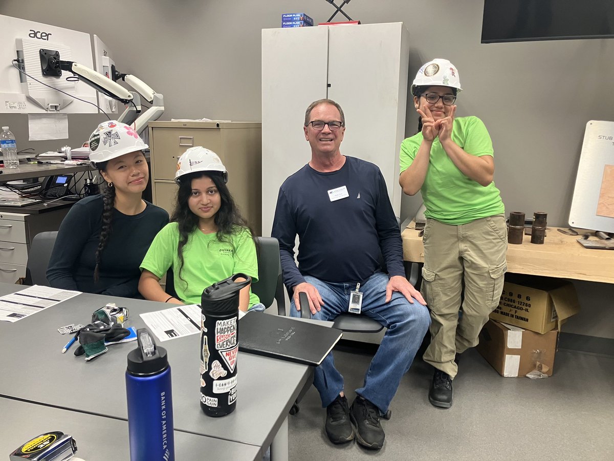 We LOVE seeing our young women get into skilled trades!  Angelynn, Benisha, and Isabel from <a href="/Dsmeast/">East High School</a> are making us proud at their Forest Ave Outreach class at Local 33!  Thank you, Mark Core, for supporting their goals!