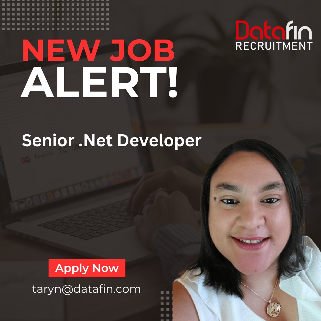 DatafinSA's tweet image. A cutting-edge provider of End-to-End Technology & Services seeks the coding expertise of a Senior .Net Developer to join its team.
Apply here - datafin.com/job/senior-net…
#seniordotnetdeveloper #datafinrecruitment