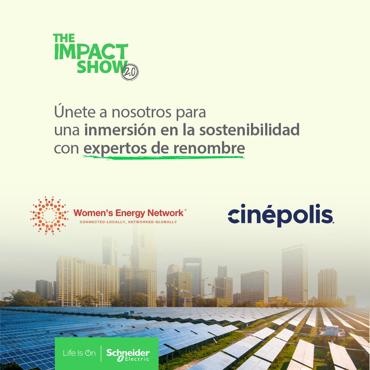 SchneiderMX's tweet photo. No te pierdas el IMPACT Show 2.0 para escuchar a invitados especiales hablar sobre #descarbonización y soluciones sostenibles.
Regístrate ahora mismo 👉 https://t.co/62Vx7GanZh
📆 18 de julio
🕐 11:00 am y 17:00 pm
#IMPACTMakers #IMPACTShow https://t.co/R0c48wboMP