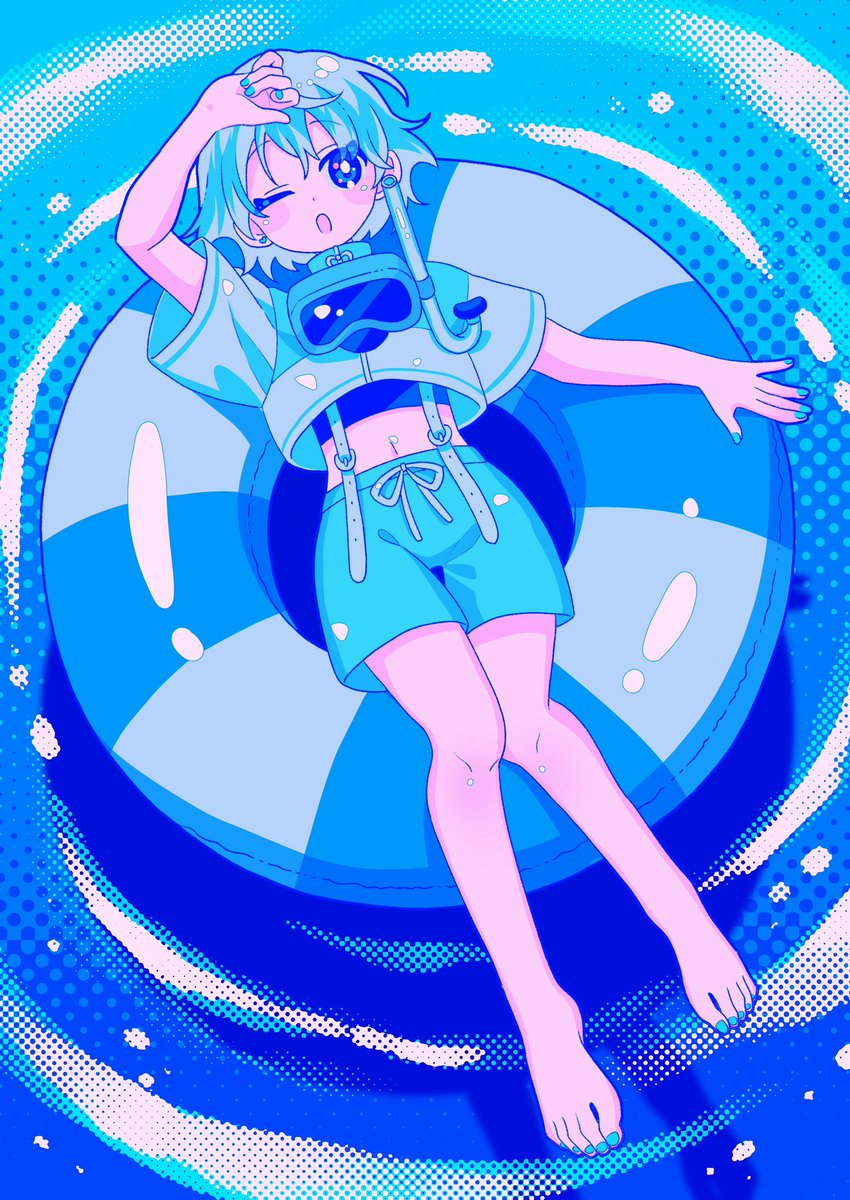 🎐🩵🫧𓂃 𓈒𓏸🪽
#創作
#イラスト