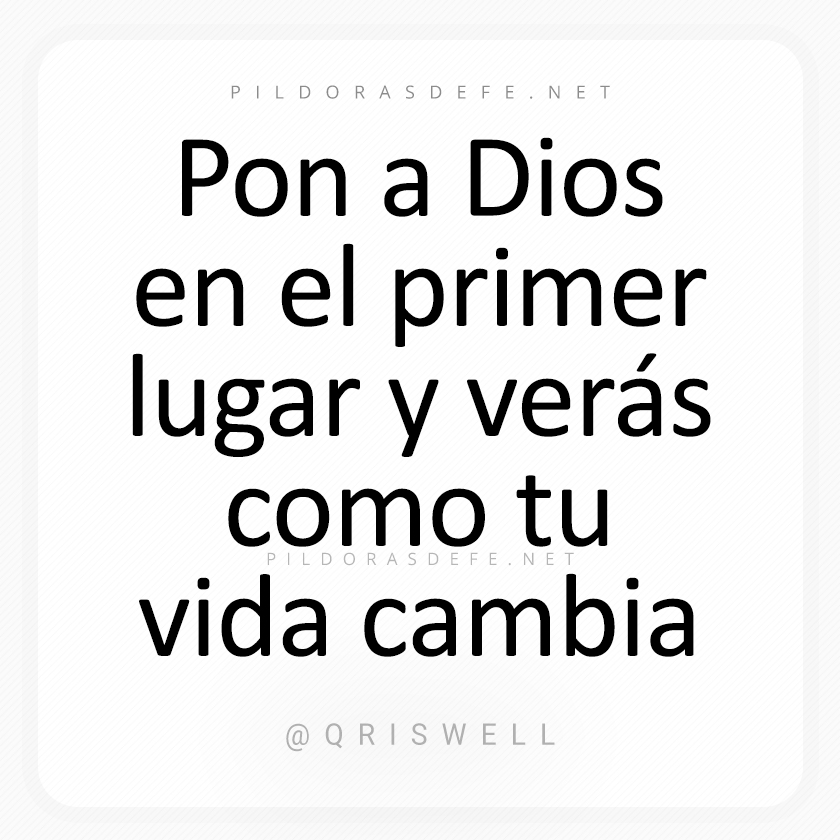 Dios siempre primero,
Lo Demás, vendrá después...
.