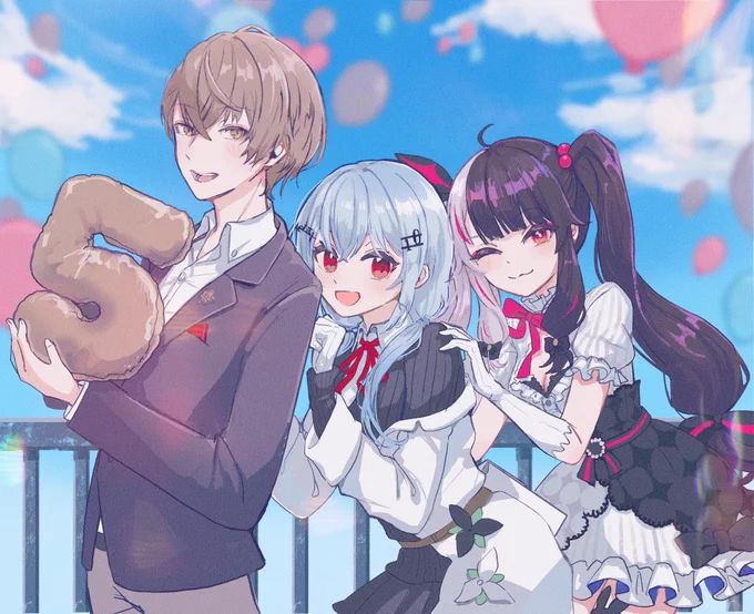 5周年おめでとうございます〜!#SMC組5周年 #れなの鳥っくあーと#はかせレポート #加画美 