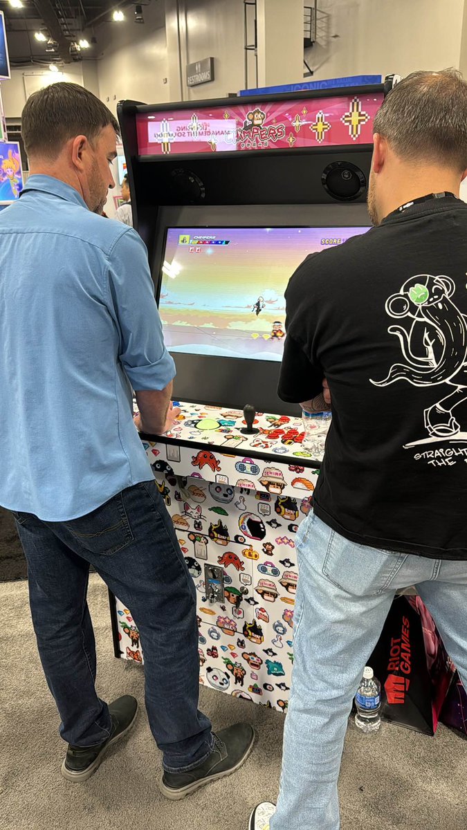 Chimpers physical retro arcade machines fully loaded with 6,000+ 80's and 90's classic games, plus 9 of our own 🕹️

Available in <a href="/TimpersHD/">Timpers</a> iconic pixel trait wrap, or your own custom design wrap 🙉

Pre-order coming soon, in the meantime check the <a href="/ChimpersNFT/">Chimpers Archived</a> games footage