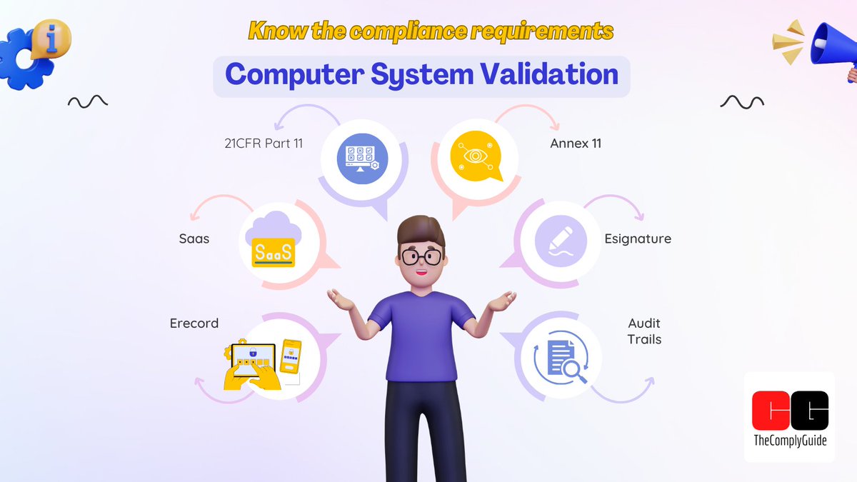 ComplyThe's tweet image. 2 weeks to go! Have you checked our comprehensive webinar on 21 CFR Part 11 and Annex 11 compliance? 🕒 Join us to learn from industry experts and ensure your organization is compliant. Register now! #ComputerSystemValidation #21CFRPart11 #Annex11 #Webinar #RegulatoryCompliance