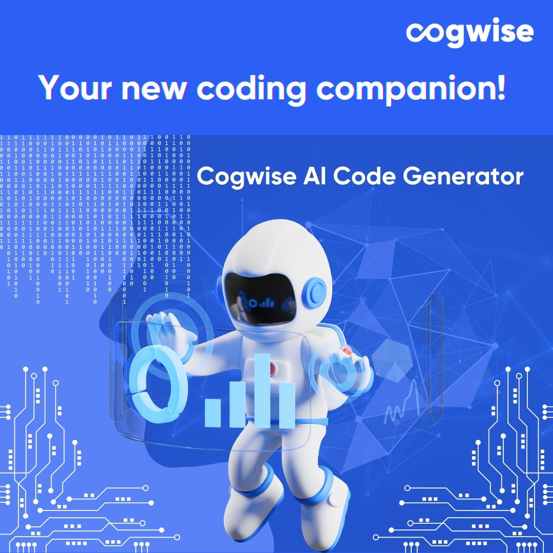 cogwise_ai's tweet image. Say hello to efficiency and innovation.
Meet your new coding companion Cogwise AI Code Generator. Generate code, automate test scripts, & convert languages—all in seconds!
Read our blog here cogwise.ai/post/your-ulti…
#AICodeGenerator #AIInTech #SoftwareDevelopment #CogwiseAI