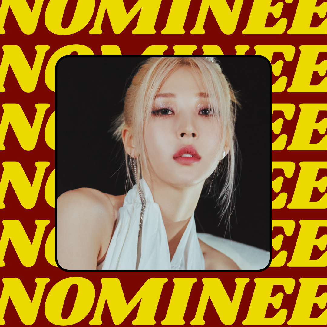 TOP100KPOP's tweet photo. MOON BYUL (MAMAMOO) is nominee for TOP 100 – K-POP SONGWRITERS.

👉 VOTE: https://t.co/cOkbNgpF3S https://t.co/pQDe1WrWW6