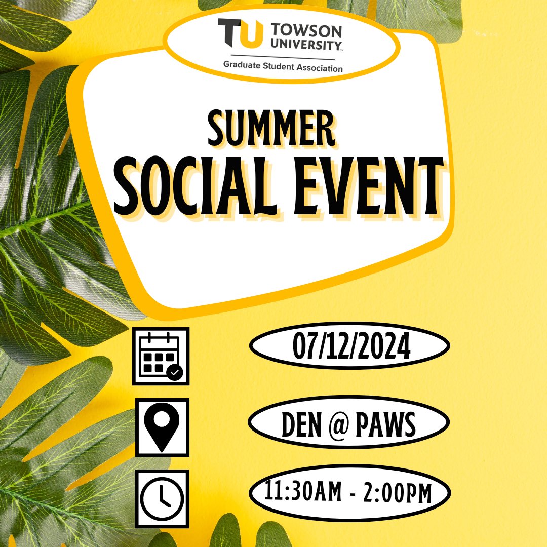 Towson GSA tweet media