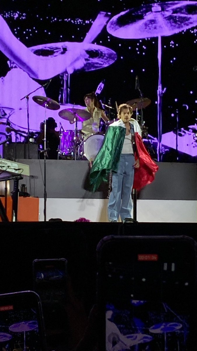 Lo bonitos que se ven Harry y Louis envueltos en nuestra bandera. 🇲🇽♥️✨
