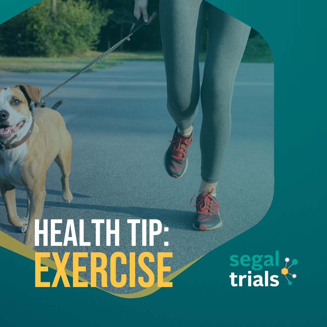 SegalTrials's tweet image. 💡 Health Tip: Regular exercise can significantly improve symptoms of depression and anxiety. Just 30 minutes a day can make a difference! #HealthTips #ExerciseForHealth #ClinicaTrials #SegalTrials