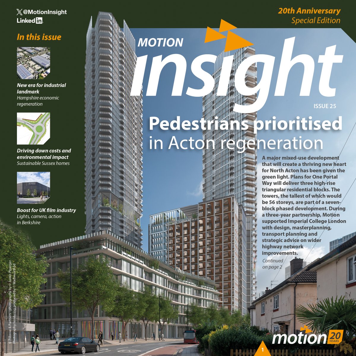 The latest edition of Insight explores how partnerships pay dividends in property development, helping to drive down costs &amp; reduce environmental impact, or bring schemes to fruition faster through effective engagement &amp; negotiation.  Download your copy: motion.co.uk/wp-content/upl…