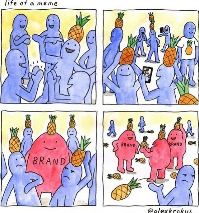 FAMEsolutely's tweet photo. When trends are not trending 
#branding 
😅😅😅 https://t.co/NLipLb6QDm