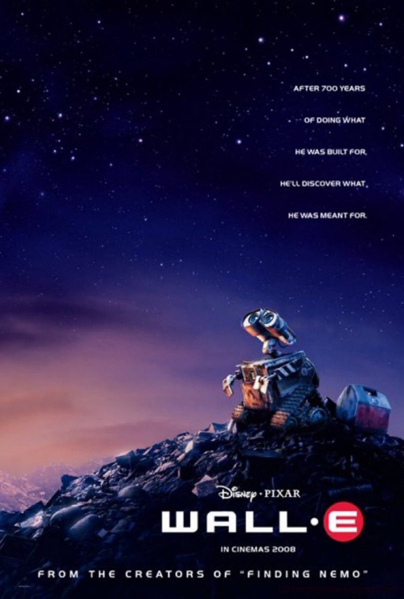 GabeCrate's tweet photo. ☢️#25. Wall-E, 2008. I was worried for the franchise after the missteps of #ShortCircuit2, but then they went and made the best of the trilogy! This time #JohnnyFive finds himself on #postapocalyptic cleanup duty and looking for love. I want to hug this movie! #WallE 5/5 ☢️ https://t.co/PygMP2zlzi