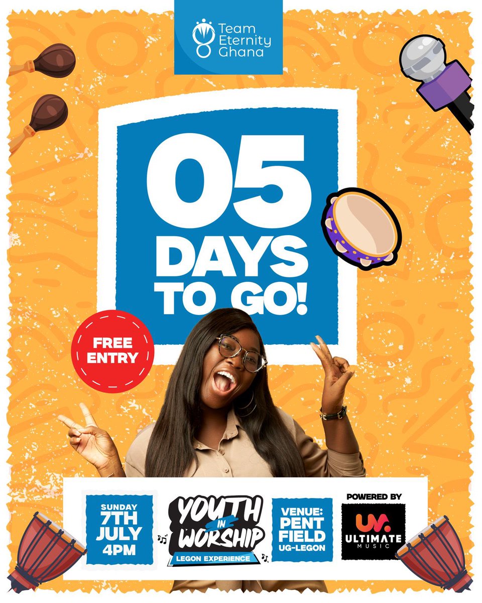 🚂This Sunday on 7TH JULY!!! Have you saved this date?? Cos the Jesus Train storms the University of Ghana massively!

🚂Bring a friend along and let’s praise God together👯‍♂️💃🏾🕺🏾 We want to see you there!😉