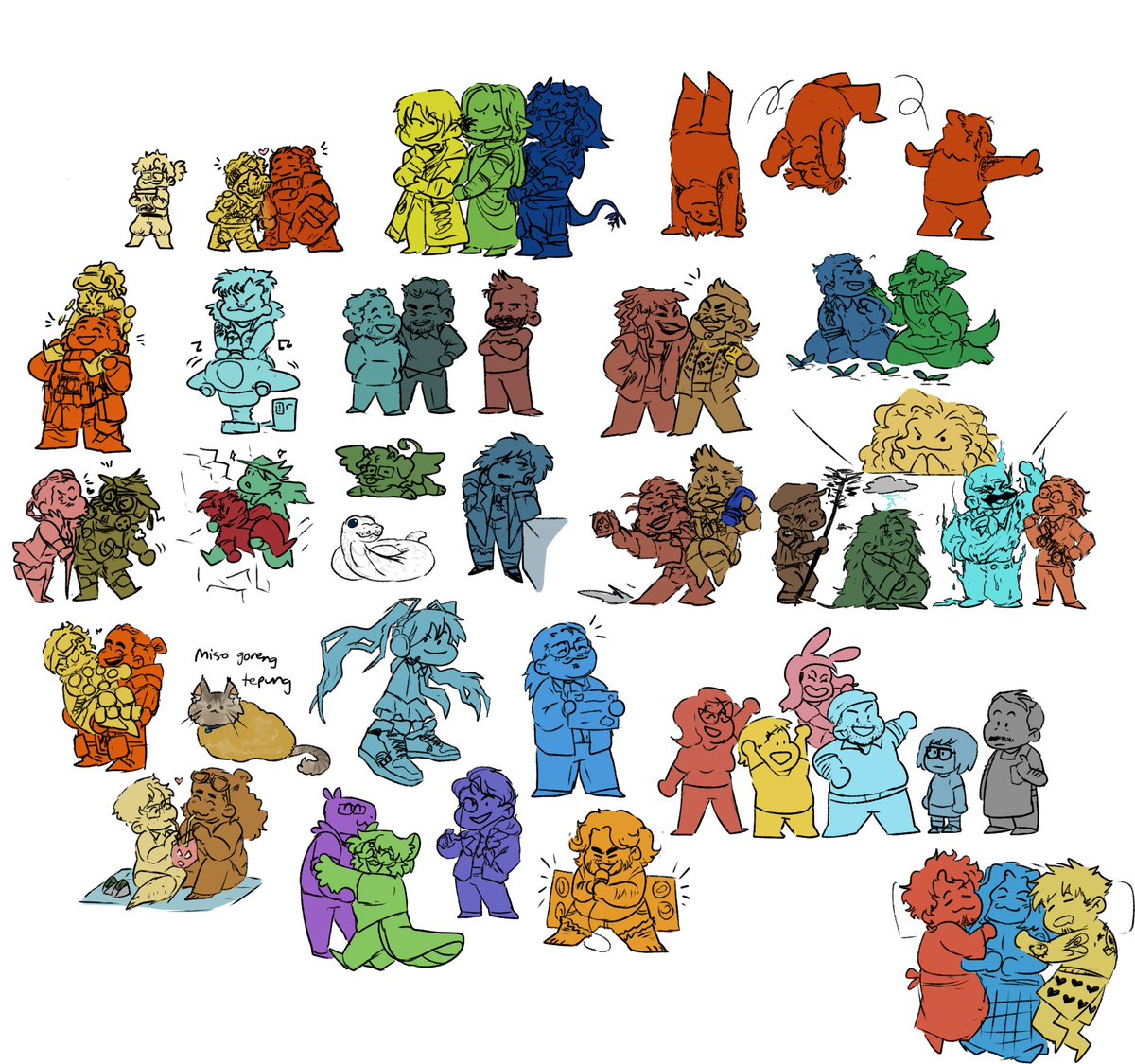 hey all! thing have been really rough so i'm opening komisyen for my gummies again, as job searches have been fruitless, and bills are impending &amp; i really need to check in on some friends in need. RTs help!

you can also drop some mutual aid at ko-fi.com/farideacs !