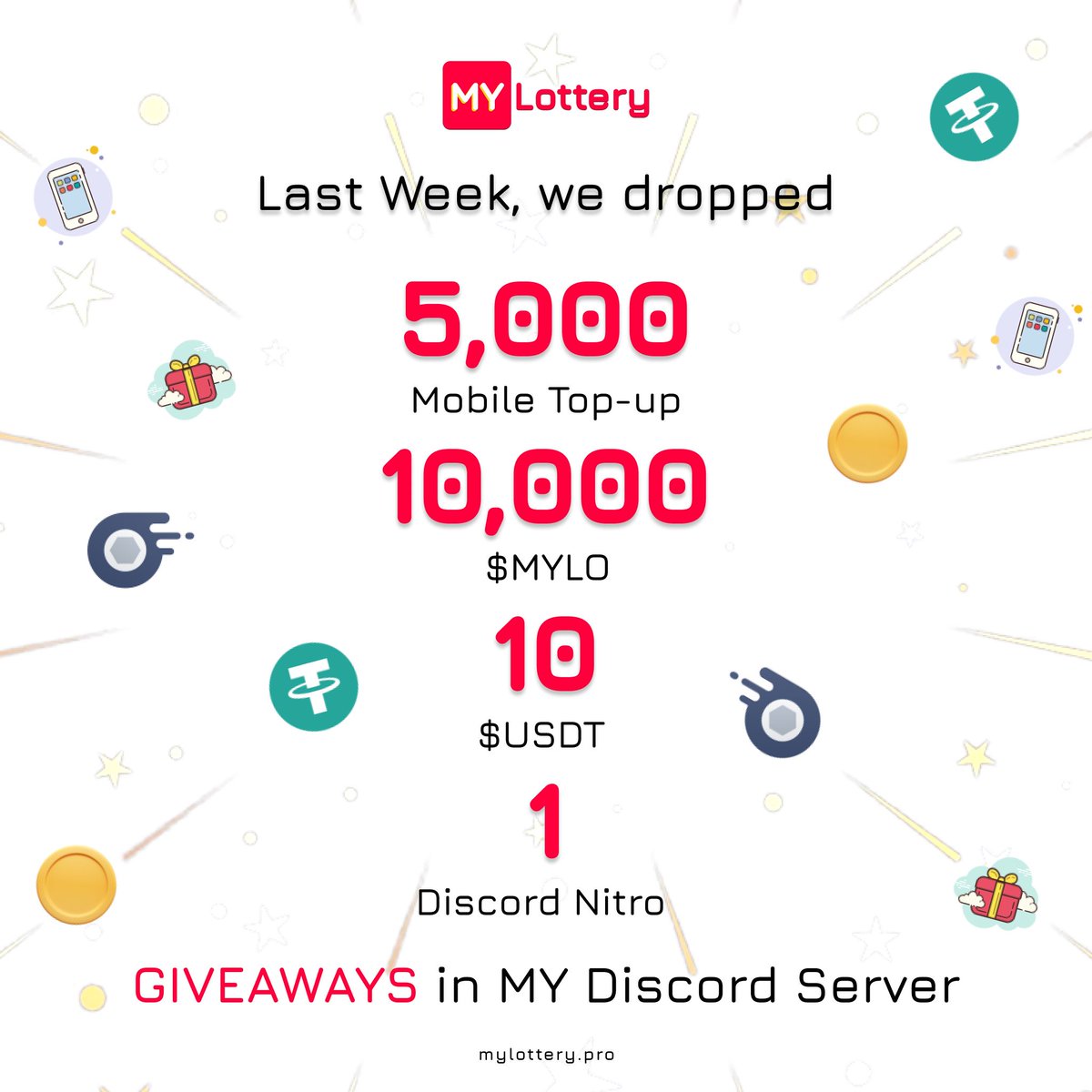 MyDaoMM's tweet photo. 🎉 𝗟𝗮𝘀𝘁 𝗪𝗲𝗲𝗸'𝘀 𝗚𝗶𝘃𝗲𝗮𝘄𝗮𝘆𝘀 𝗥𝗲𝗰𝗮𝗽! 🎉 

A big thank you to everyone who participated!    

Stay tuned for more fun events and giveaways coming your way. 🚀

#Myanmar #mylottery #NFTs #cryptocurrencies #Solana https://t.co/cDHLUMgywF