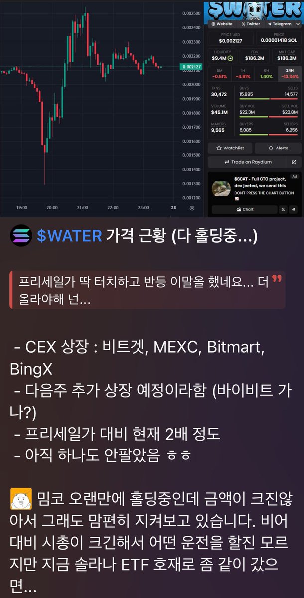 WaterMemeCoin's tweet photo. $WATER is becoming renowned all around the globe 🌎

Our Korean and Chinese communities grow bigger every single day 🇰🇷🇨🇳

Soon, $WATER will be in every corner of the world, and we’ll make it happen together! https://t.co/XEt6IXAUum