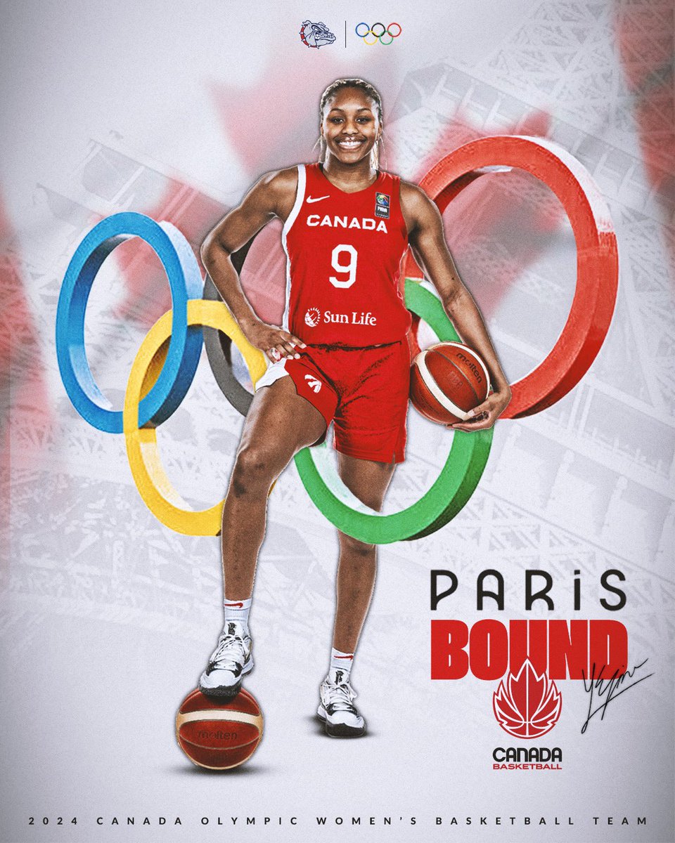 ZagWBB's tweet photo. Yvonne Ejim is an Olympian 🇨🇦 https://t.co/3OvEUOvS5L