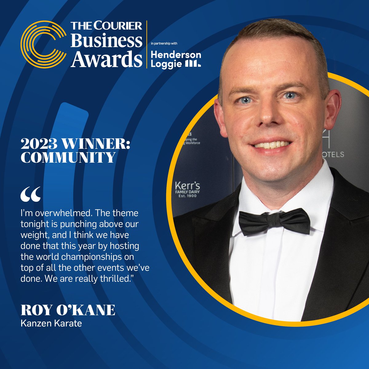 CourierBiz's tweet image. Sponsored by @Insights, the Community Award celebrates the leading contributors to the communities within Tayside and Fife.
Hear from last year's winner Roy O'Kane from Kanzen Karate on what the win meant to him🏆
Enter now at: bit.ly/CommunityCBA20…