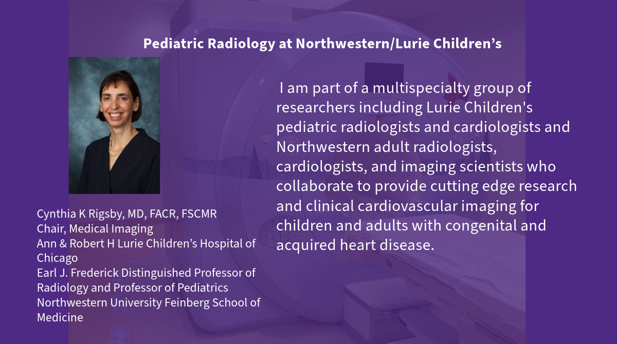 Northwestern Radiology (@nuradiology) on Twitter photo In July we feature Northwestern's partnership with Lurie Children's Hospital to develop and provide unparalleled imaging techniques in pediatric radiology. Dr. Cynthia Rigsby is chief of the division. <a href="/LurieRad/">Lurie Children’s Radiology</a> @Cynthia_Rigsby #pediatricradiology #pedrad In July we feature Northwestern's partnership with Lurie Children's Hospital to develop and provide unparalleled imaging techniques in pediatric radiology. Dr. Cynthia Rigsby is chief of the division. <a href="/LurieRad/">Lurie Children’s Radiology</a> @Cynthia_Rigsby #pediatricradiology #pedrad