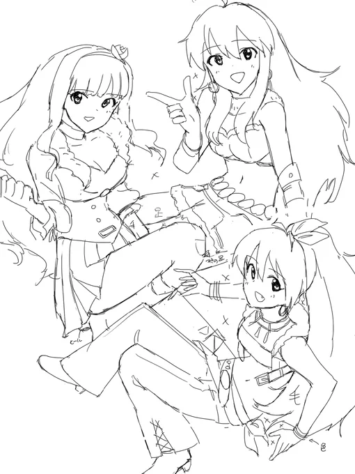 二年前のボツ下描きが、こうなって、こうなって、こうなります! 