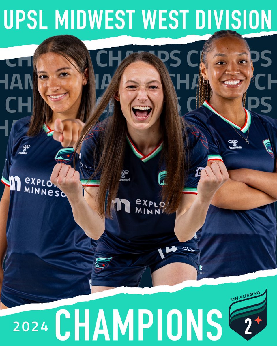 MNAuroraFC2's tweet image. Top of the table 👑

Introducing your @upslwomen Midwest West Division Champions 🤩