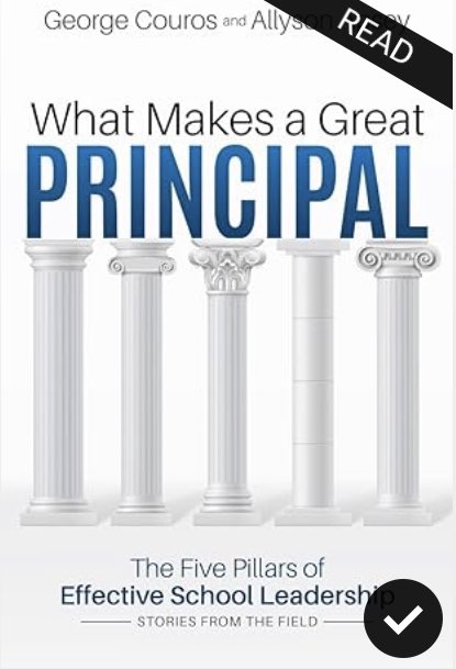 Starting my tenth year as Principal and feeling recharged! Thank you <a href="/gcouros/">George Couros</a> and <a href="/AllysonApsey/">Allyson Apsey</a> for a fantastic vacation read to reignite my why! Time to get back to celebrating the work we do and setting goals! Goal 1: Sunday habits to cut down week day decision fatigue!