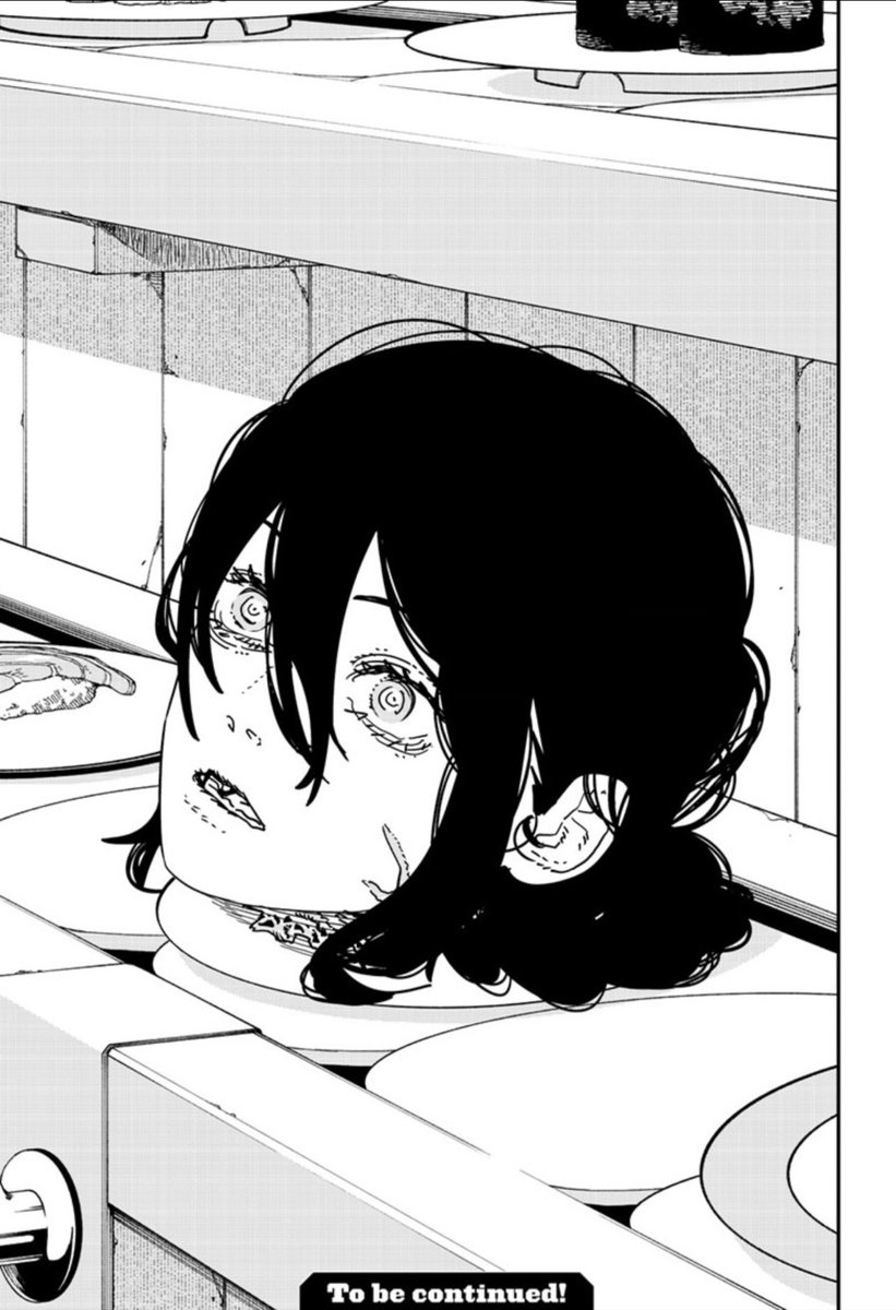 ChainsawVespa's tweet photo. Fujimoto said niggas have been alive for too long lemme knock a nigga off 😭

Rest in peace love 💔

#chainsawmanspoilers #csm169 https://t.co/d7cCgElwnu