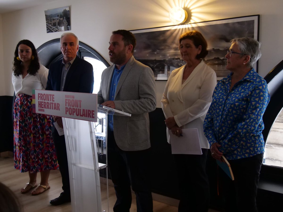 PeioDUFAU's tweet photo. "Ne baissons pas les bras devant l’adversité, il faut voter pour les candidats progressistes et humanistes les mieux placés pour battre le RN. Nous sommes les https://t.co/sZMPxD4dBm du vivre ensemble, du rassemblement et de l’apaisement de la société."
https://t.co/sYNQdfoM3G https://t.co/8cIppbodpj